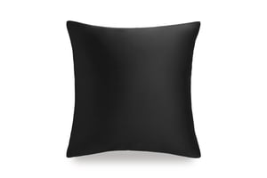 Charcoal Pure Silk Cushion Cover - 65x65cm