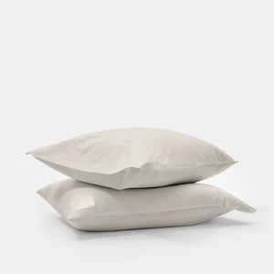 Signature Pillowcases Pillowcase King Moscato Beige Grand Hotel Percale , Luxury Organic Bedding and Sheet Sets , PROSSIONI