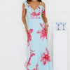 Meadow Mood Maxi Dress Blue