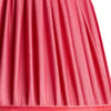 35cm straight empire shade in Ruby silk with velvet tape