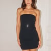 Nerissa Strapless Mini Dress Black