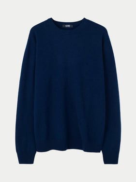 Essential Crewneck Cashmere Sweater - 5XL / Navy / MK01-1479