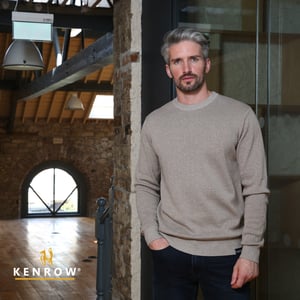 Kenrow Graham Jumper Sand Melange B2B