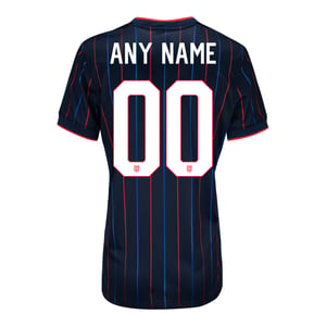 Women's Nike USMNT 2025 Personalized Heartbeat Away Stadium Jersey / XL