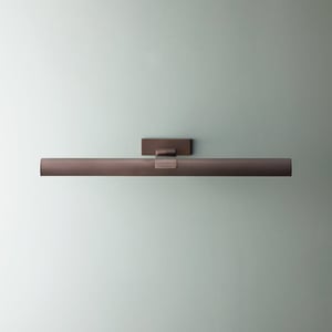Larger Seurat rechargeable picture light in bronze
