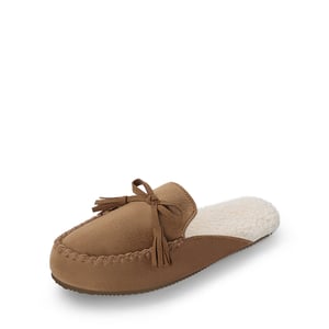 DREAM PAIRS Bowknot Fuzzy Cozy Slippers