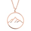 Mountain Necklace Rose Gold