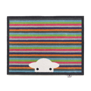 Peep Stripe Herdy Washable Doormat - 65x85cm