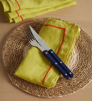 Glassette Vine 100% Linen Napkins