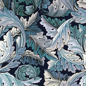 ACANTHUS Wallpaper - Blue & Midnight