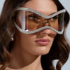 AKIRA Shield You Bling Glasses