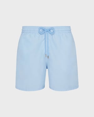 Vilebrequin - Men Swim Shorts Solid - Vilebrequin X Highsnobiety - Swimwear - Moorea - Blue - Size XXL