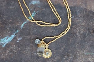 nkuku Pandita Charm Necklace | Gifting | One Size | Gold