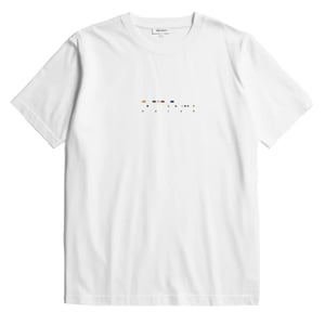 Norse Projects Johannes Organic Code Print T-shirt White