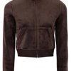 JAVA CLASSIC VELOUR TRACK TOP - XL / Brown