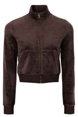 JAVA CLASSIC VELOUR TRACK TOP - XL / Brown