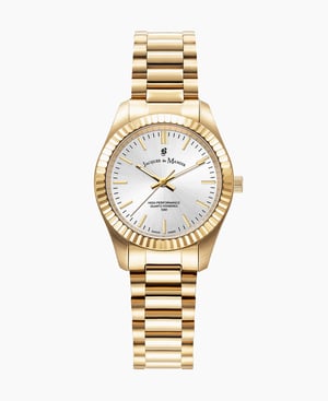 Inspiration Prime 31mm Three-hands Gold-tone Silver dial Stainless steel swiss watch - 31 mm