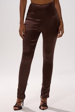 AKIRA Aint My Problem Legging | Brown | Size 1X