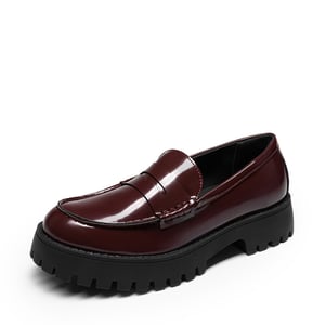 DREAM PAIRS Women s Chunky Platform Classic Loafer
