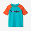 Boys Sharks Short Sleeve Rashguard