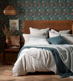 Pebble Grey 100% Linen Flat Sheet