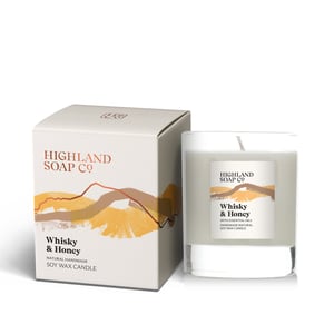 Whisky & Honey Soya Wax Candle - 30cl