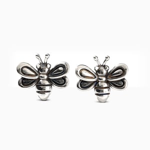 Jeulia "Whimsical Busy Bee" Sterling Silver Earrings