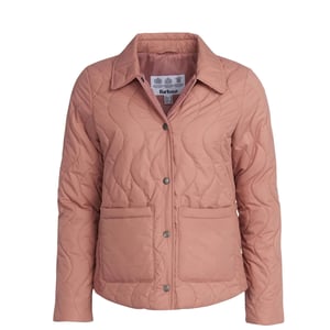 Barbour Womens Barmouth Quilted Jacket Soft Coral