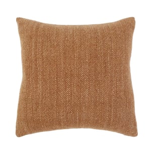 Hendrick 20" Handwoven Accent Pillow   Amber