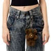 Teddy Bear Keychain Faux