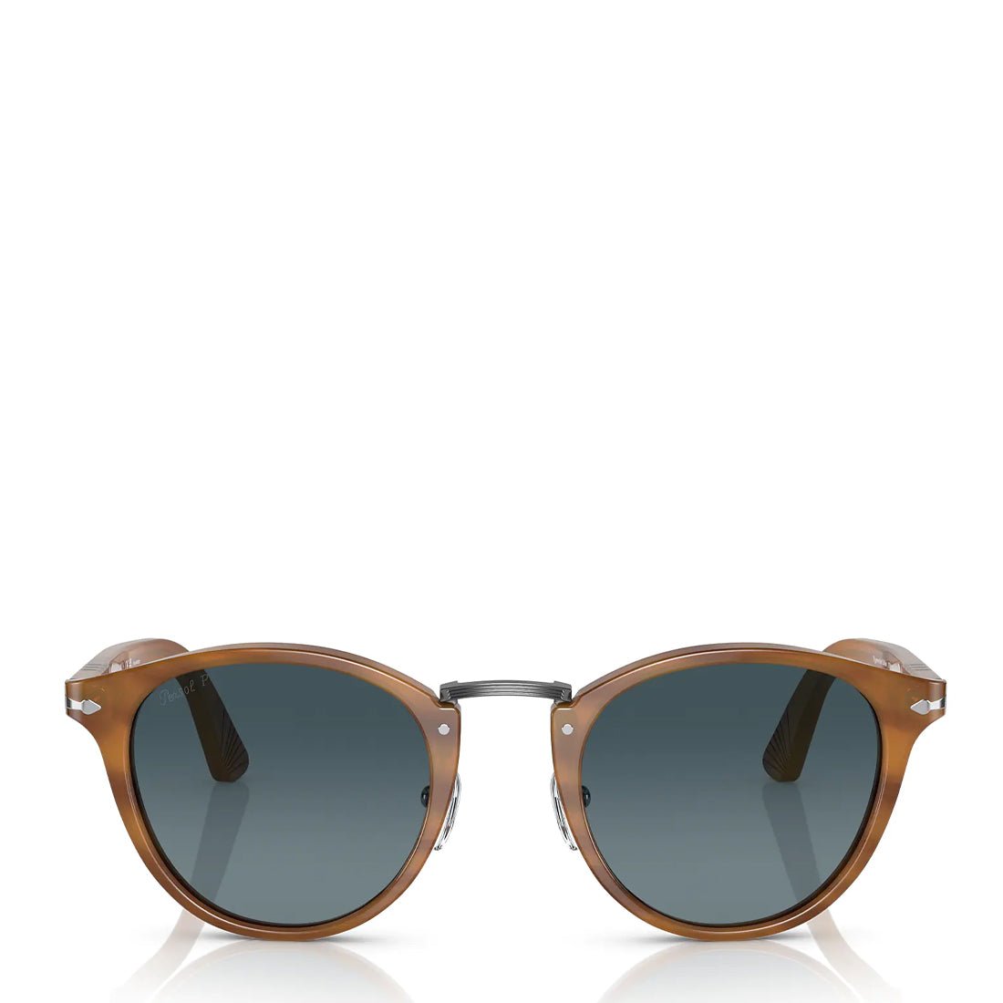 Persol 0PO3108S 960/S3 49 Sunglasses Striped Brown / Blue