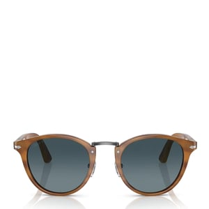 Persol 0PO3108S 960/S3 49 Sunglasses Striped Brown / Blue