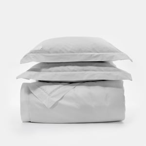 Signature Duvet Set Cal King Calacatta Gray Boutique Hotel Sateen , Luxury Organic Bedding and Sheet Sets , PROSSIONI