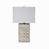 QE Home Skye Blossom Table Lamp, Brown