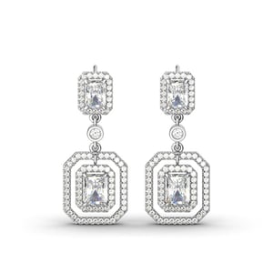 Jeulia Coronation Drop Earrings