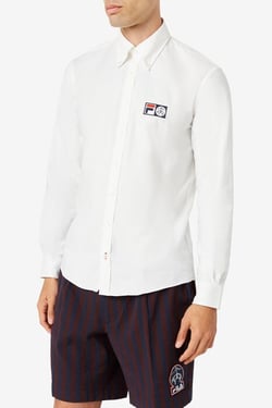 Brooks Brothers X FILA Milano Fit Club Oxford Sport Shirt - XL