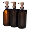 Black Triple Wall Mounted Soap Dispenser