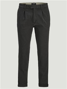 Jack & Jones Ace Harvy Chino - Dark Grey Herringbone - 38R