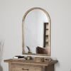 nkuku Murwara Wall Mirror | Mirrors | Large | Antique Brass