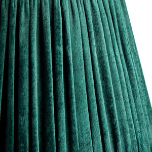 16cm empire Shade in emerald silk velvet