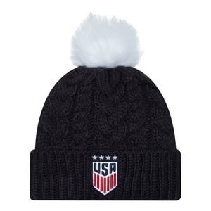 Women's New Era USWNT Knit Navy Hat