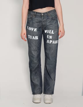Love Will Tear Us Apart' Jeans in Indigo