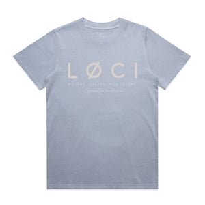 CØRE WOMEN'S VINTAGE-WASH T-SHIRT - POWDER - XL