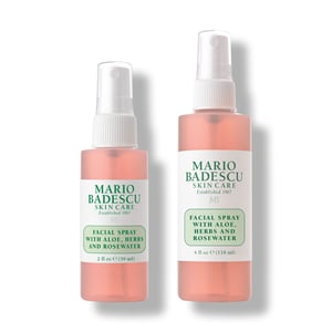 Facial Spray With Aloe, Herbs & Rosewater Duo 2 Oz & 4 Oz - 2 pcs