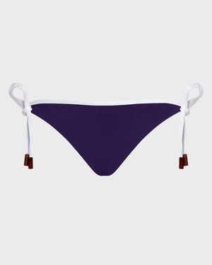 Vilebrequin - Women Side Tie Bikini Bottom Solid - Swimwear - Flore - Purple - Size L