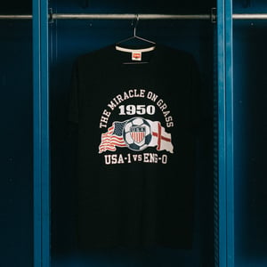 Unisex Homage USMNT Retro 1950 Miracle Black Tee / 2X