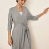 Bamboo Kimono Robe EVE - Cloud Grey / L