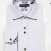 White/Tan Shirt
