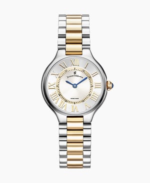 Celine 29mm Two-hands Two-tone Silver dial Stainless steel swiss watch - 29 mm