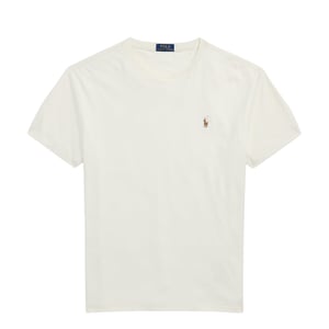 Polo Ralph Lauren Custom Slim Fit Jersey Crewneck T-Shirt Antique Cream